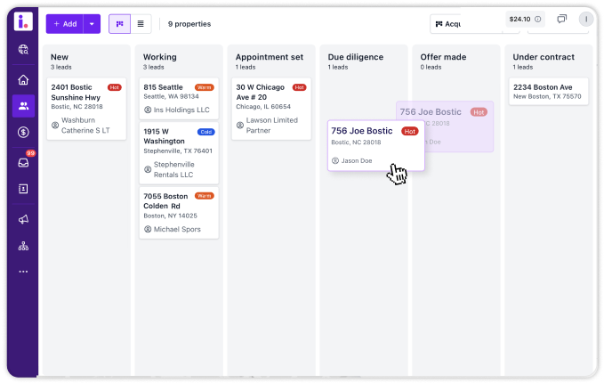 CRM – Organize & Manage Every Lead